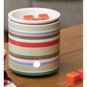 Mainstays Electric Wax Warmer Winter Window Scene Home Fragrance Cube Melter NIB